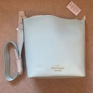 Kate Spade Blue Glow Duffle Crossbody purse
